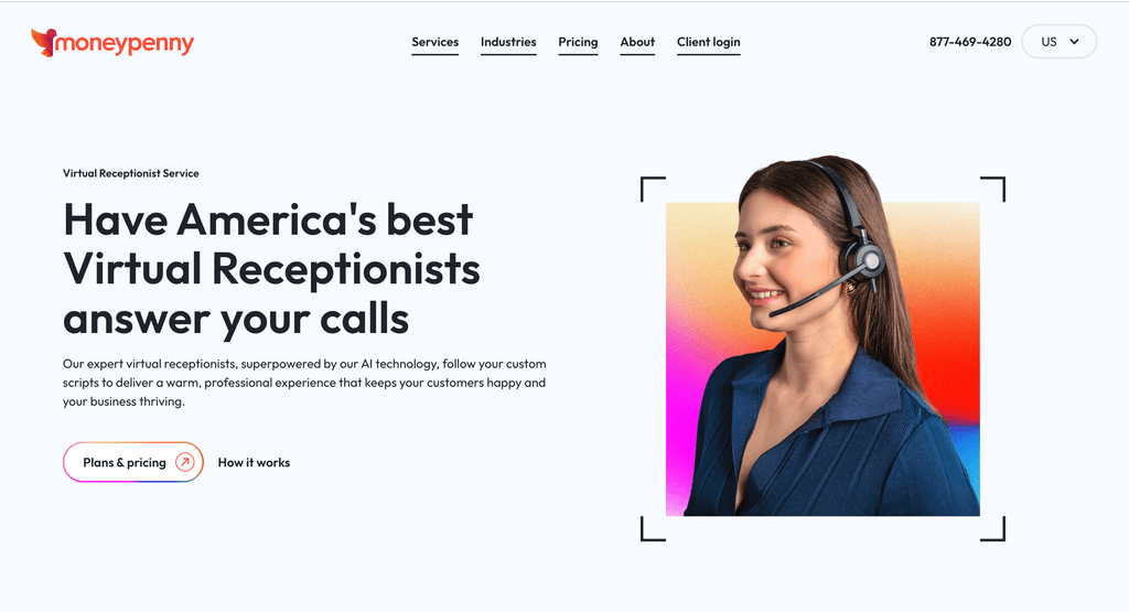 MoneyPenny, Brand Sreenshot